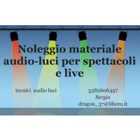 Noleggio materiale Audio/Luci x LIVE E FESTE PRIVATE