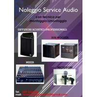 Noleggio Service Audio (con tecnico per montaggio/smontaggio)