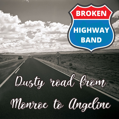 Dusty road from Monroe to Angeline