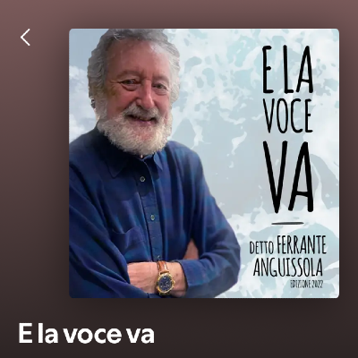 E LA VOCE VA - detto Ferrante Anguissola 