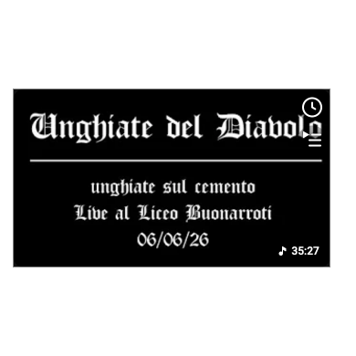 Unghiate sul cemento - Live al Liceo Buonarroti 06/06/26