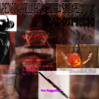 I piedi sono belli, ho la sborra sui capelli