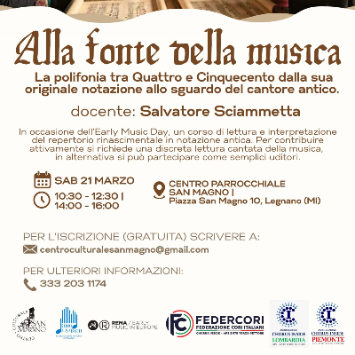 Locandina evento