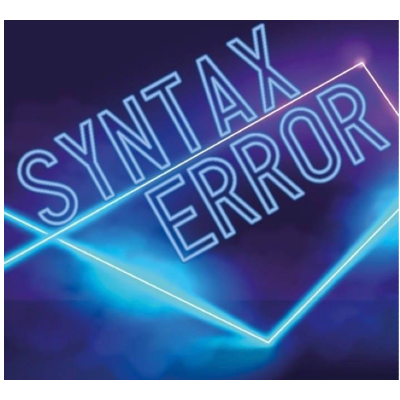 Syntax Error