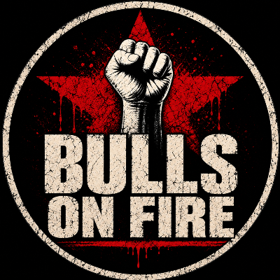 Bulls on fire