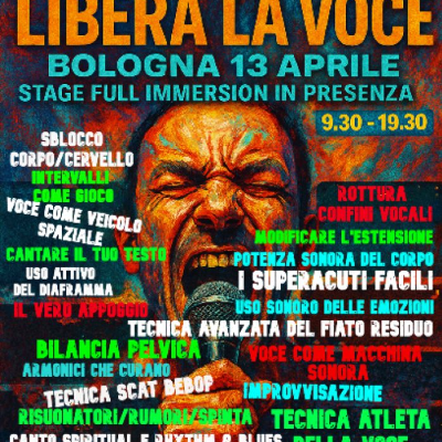 STAGE CANTO E VOCE 13 APRILE 2025