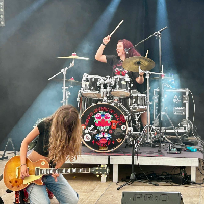 Biker sisters of rock