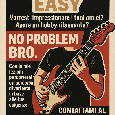 Insegnante di chitarra rock