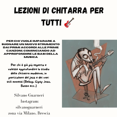 Lezioni chitarra Jazz Brescia 